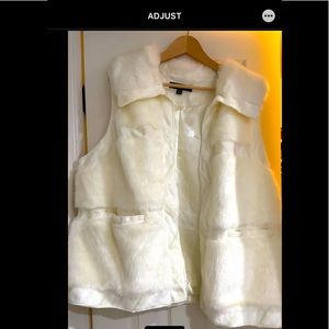Brand new Luxurious, winter White Faux Fur best